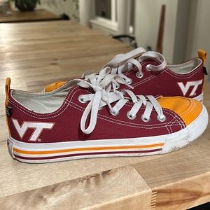 Virginia Tech converse-style shoes